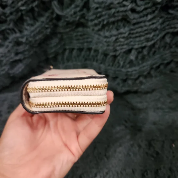 Coach Wild Flower Double Zip Coin Purse - Picture 4 of 11